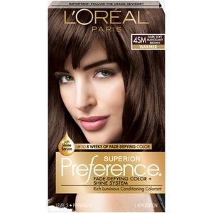 L'Oreal Paris Superior Preference Fade Defying Color + Shine System Hair Dye 45M